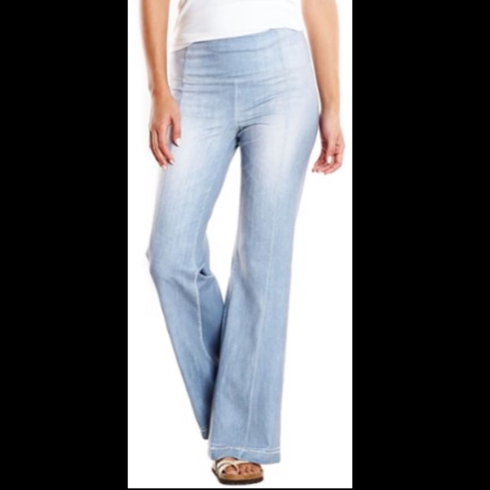 Light Blue Women's Flared Pants
